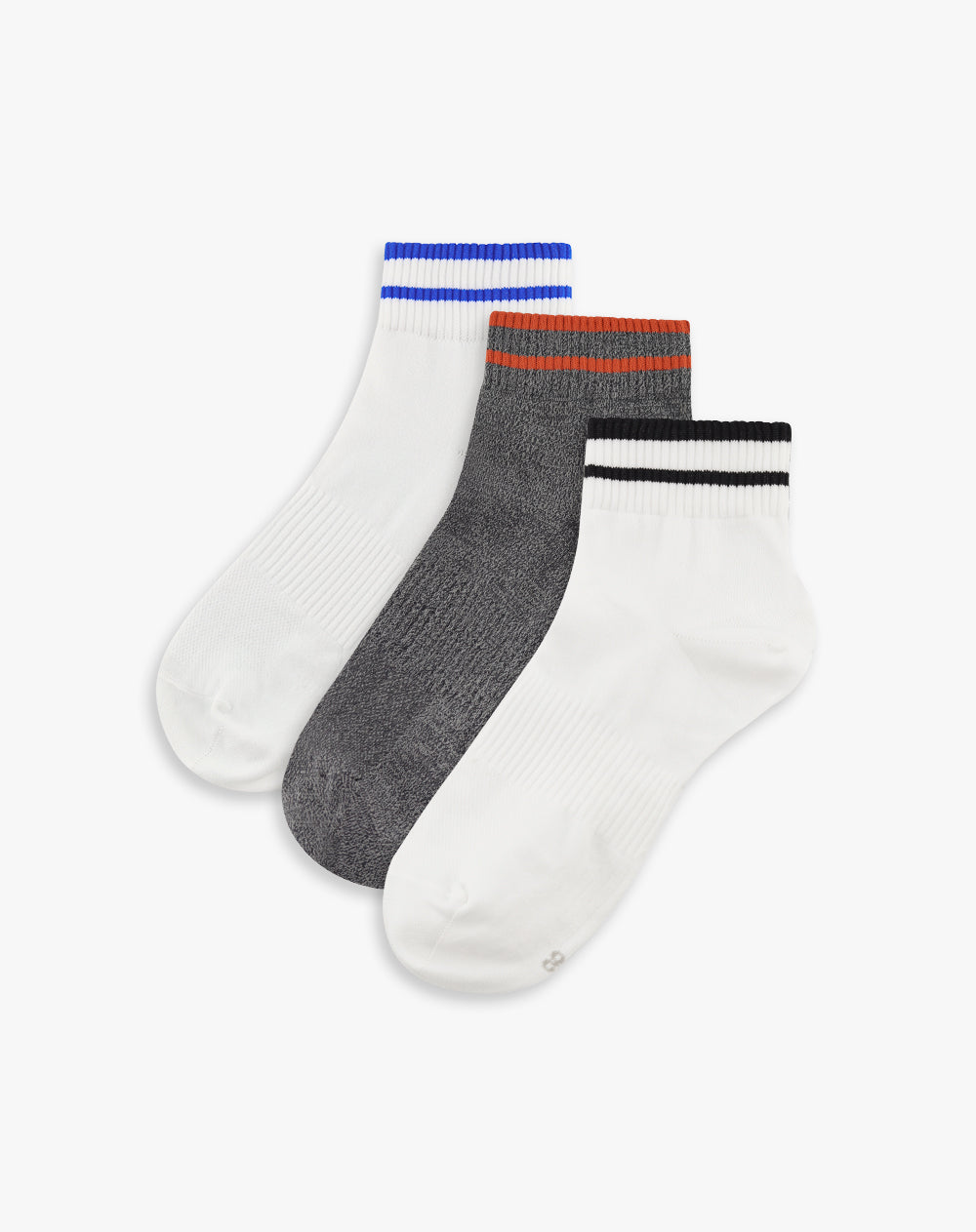 Medias hombre tobilleras pack x3 surtido