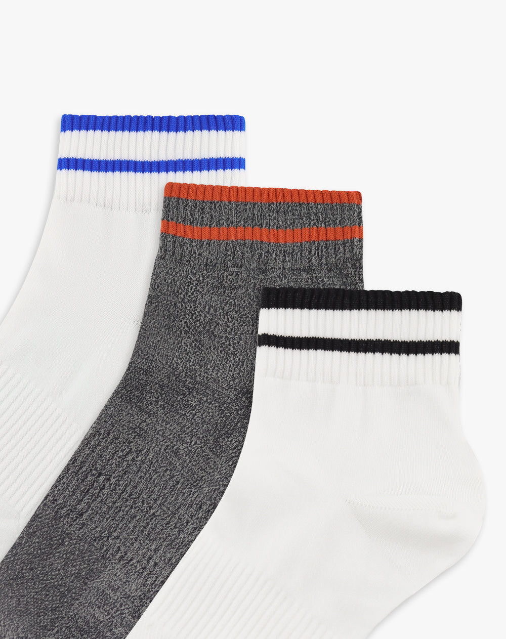 Medias hombre tobilleras pack x3 surtido