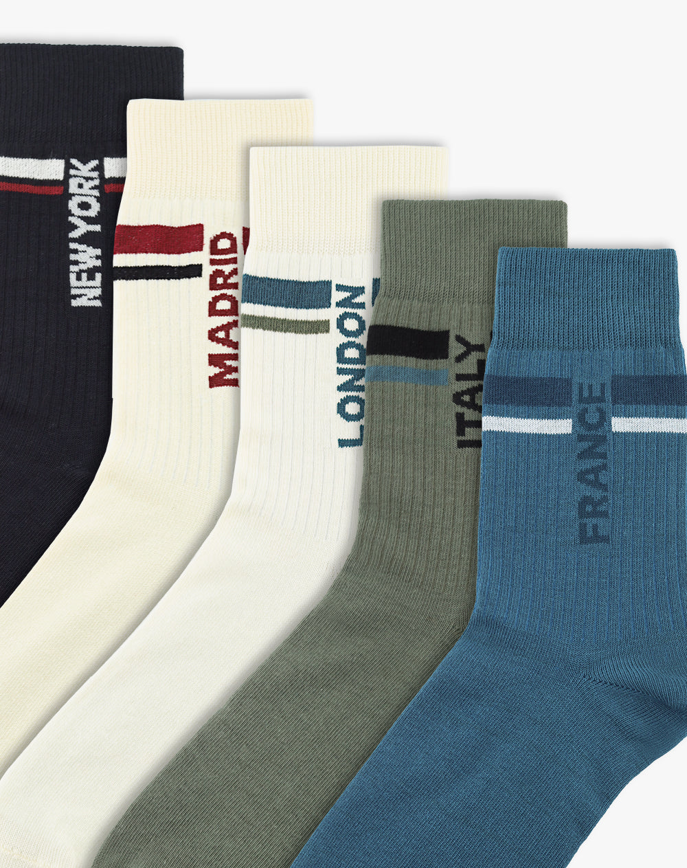 5 pares de medias cortas surtido hombre