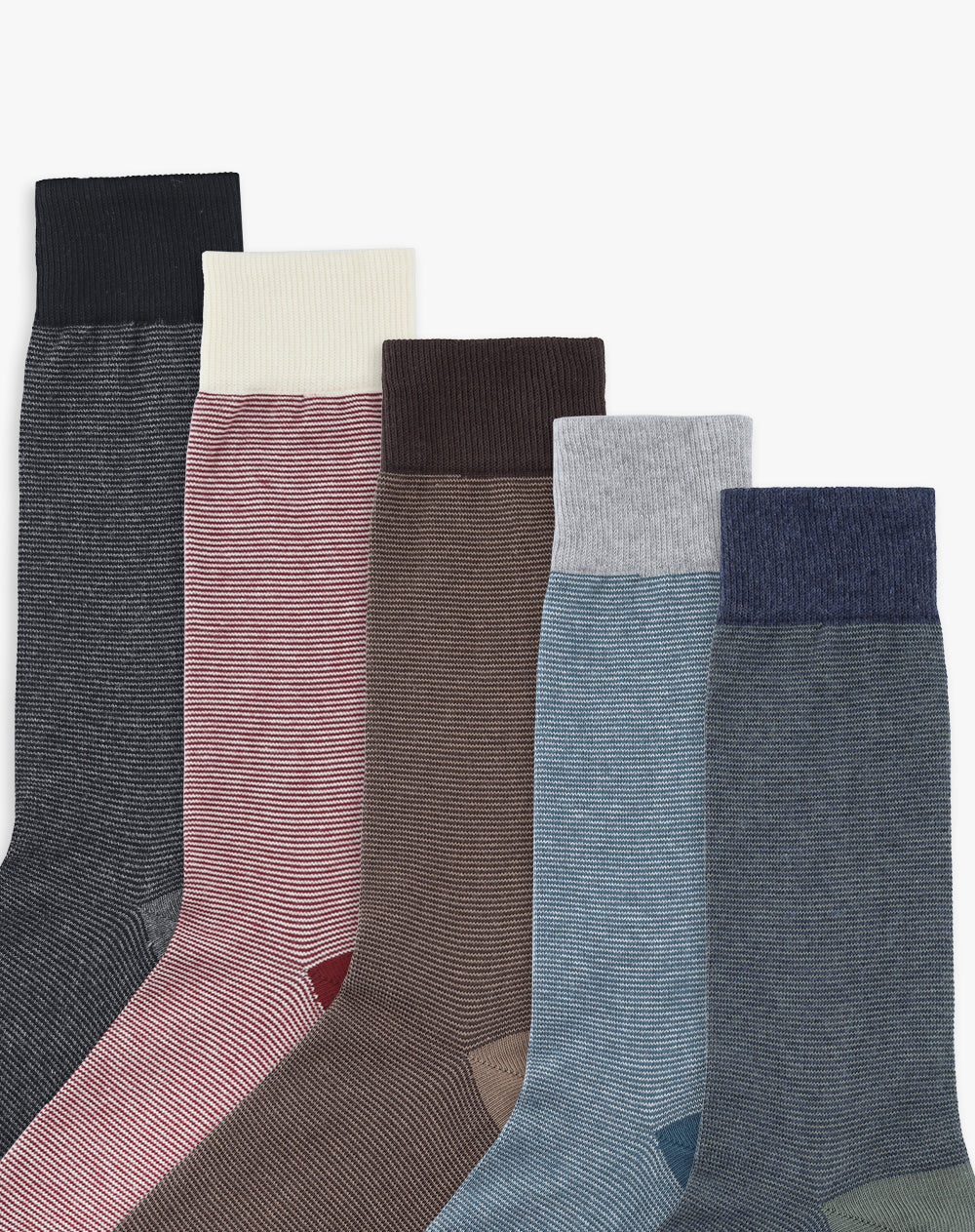 5 pares de medias largas surtido hombre