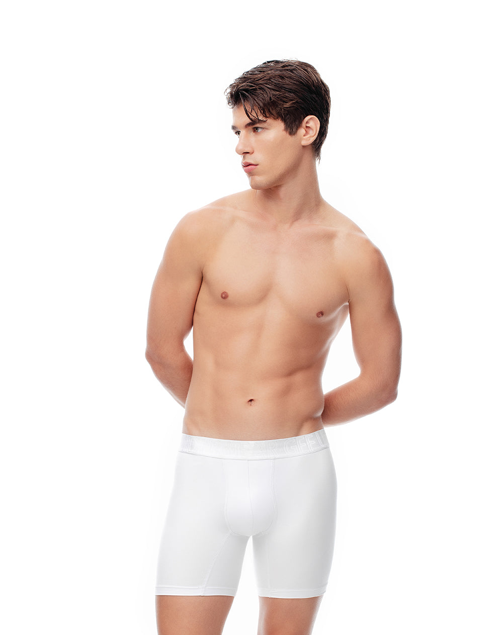 Bóxer deportivo medio antibacterial x4unds surtido