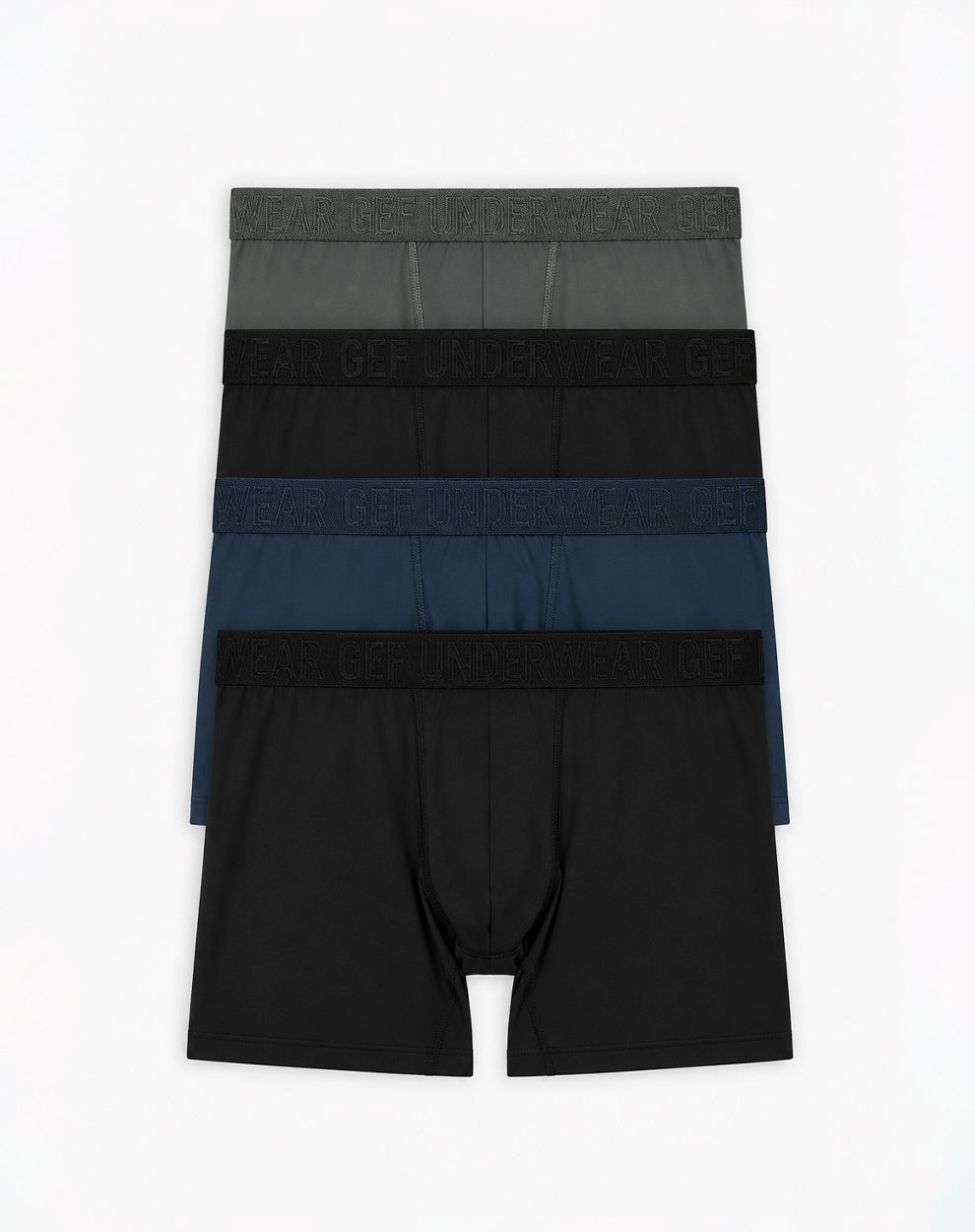 Bóxer deportivo medio antibacterial x4unds surtido hombre