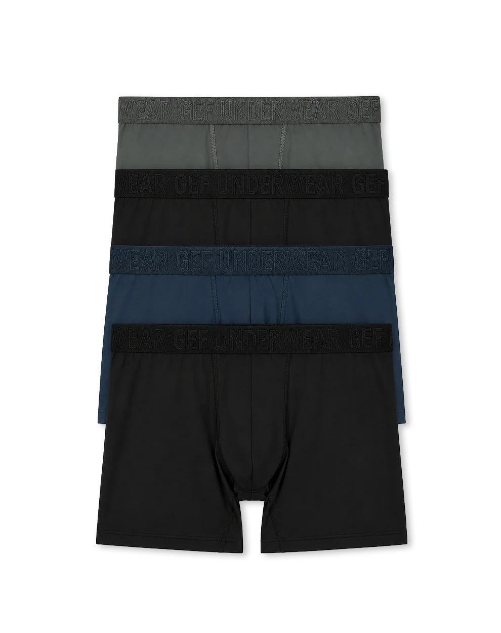 Bóxer deportivo medio antibacterial x4unds surtido hombre