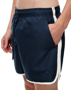 Pantaloneta de baño azul hombre