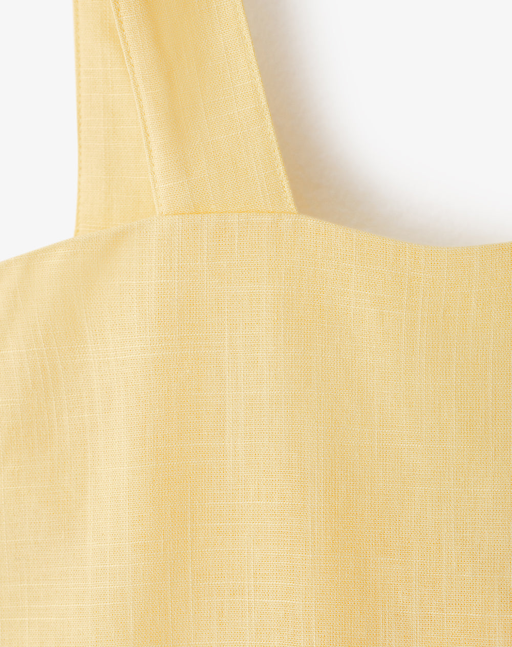 Camisa regular fit tiras amarilla