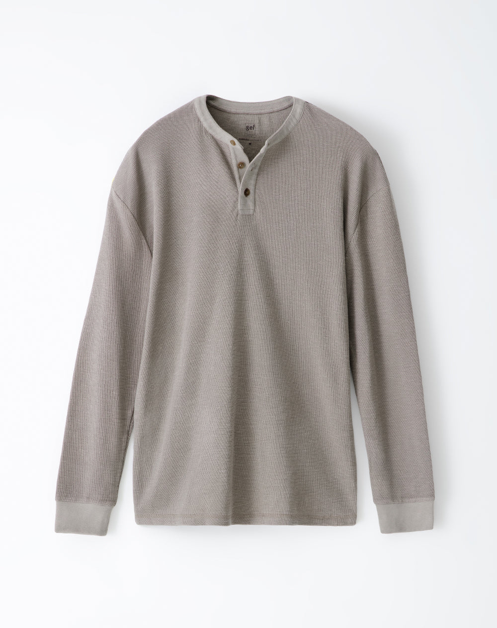 Camibuzo regualr algodón taupe hombre