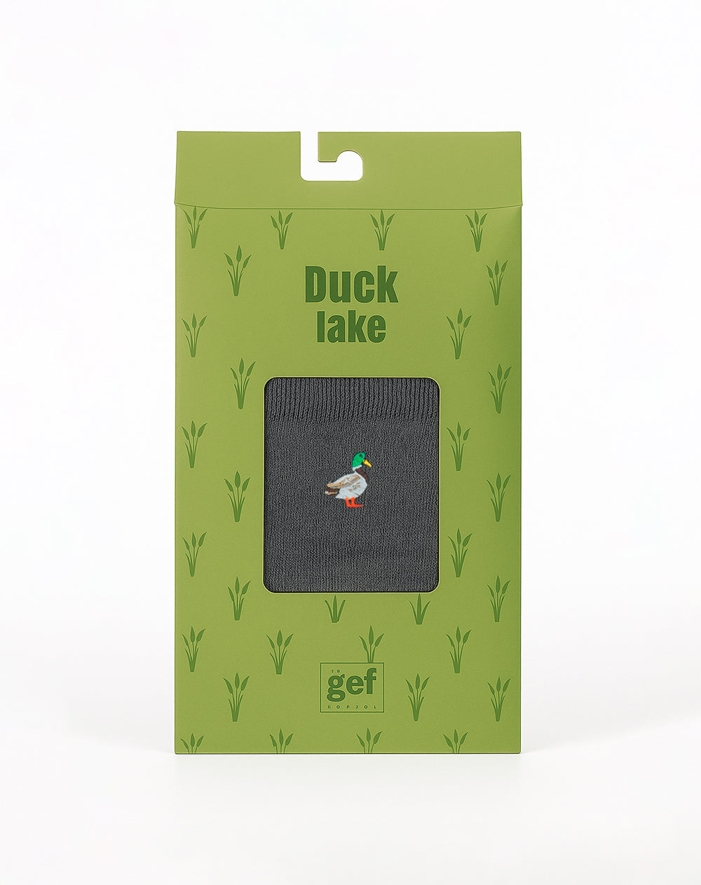 Medias hombre largas grises bordado