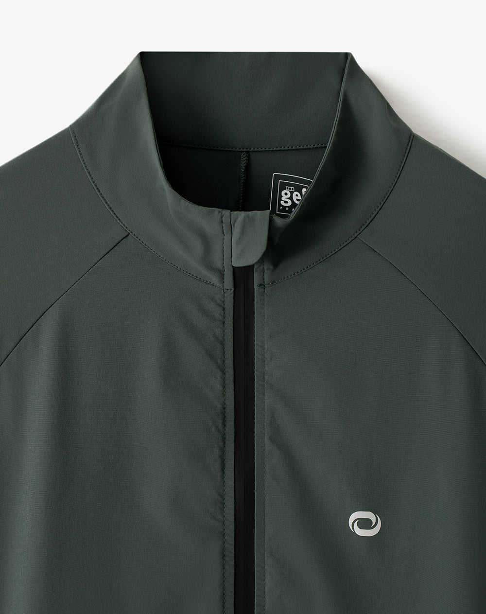 Chaqueta oversized fit sin capucha verde