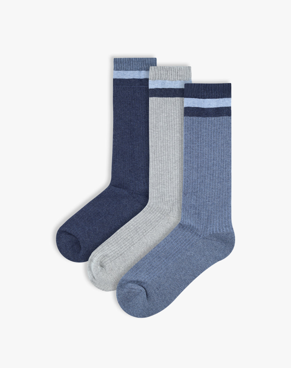 3 pares de medias largas surtido