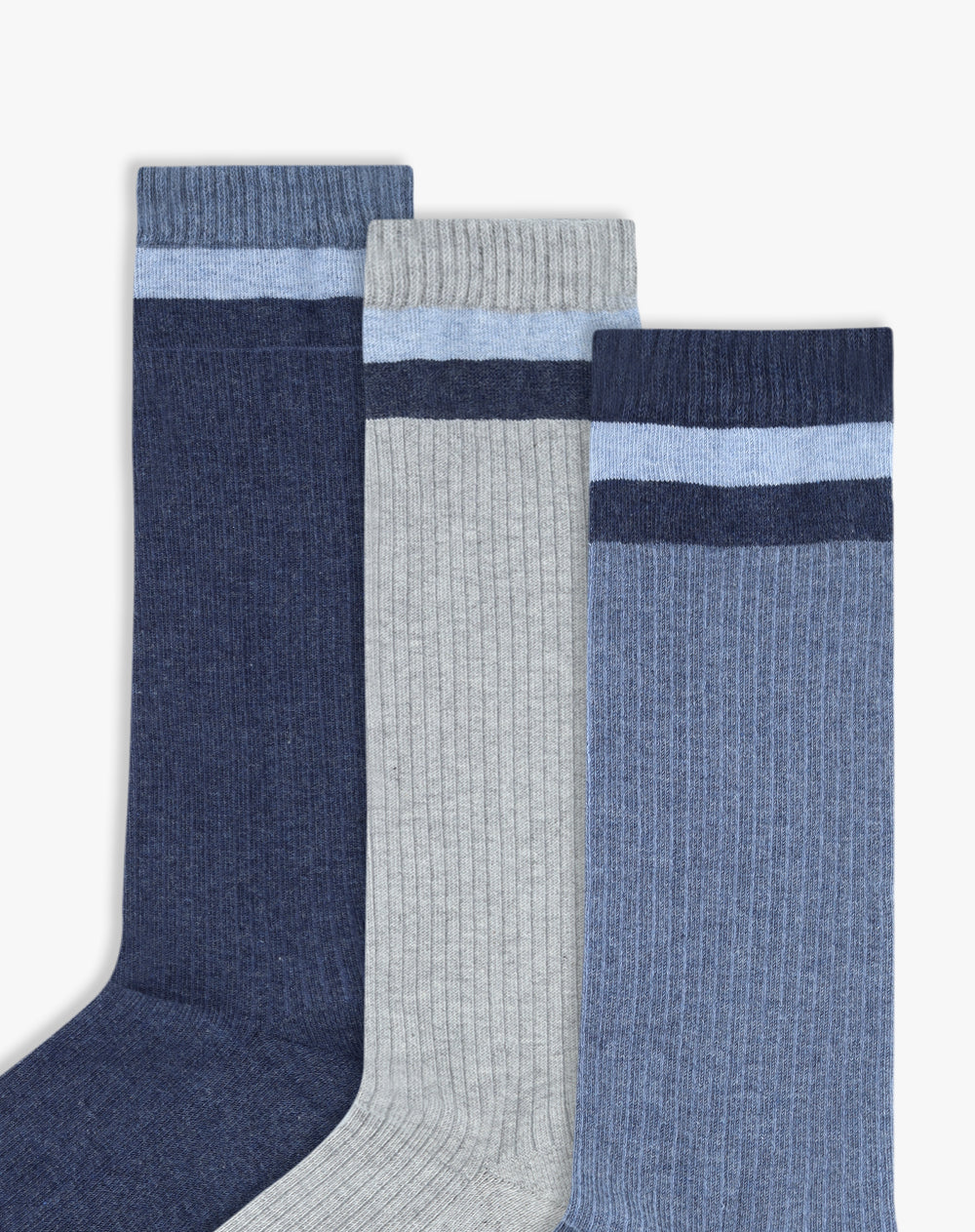 3 pares de medias largas surtido