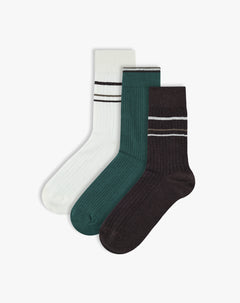 3 pares de medias cortas surtido