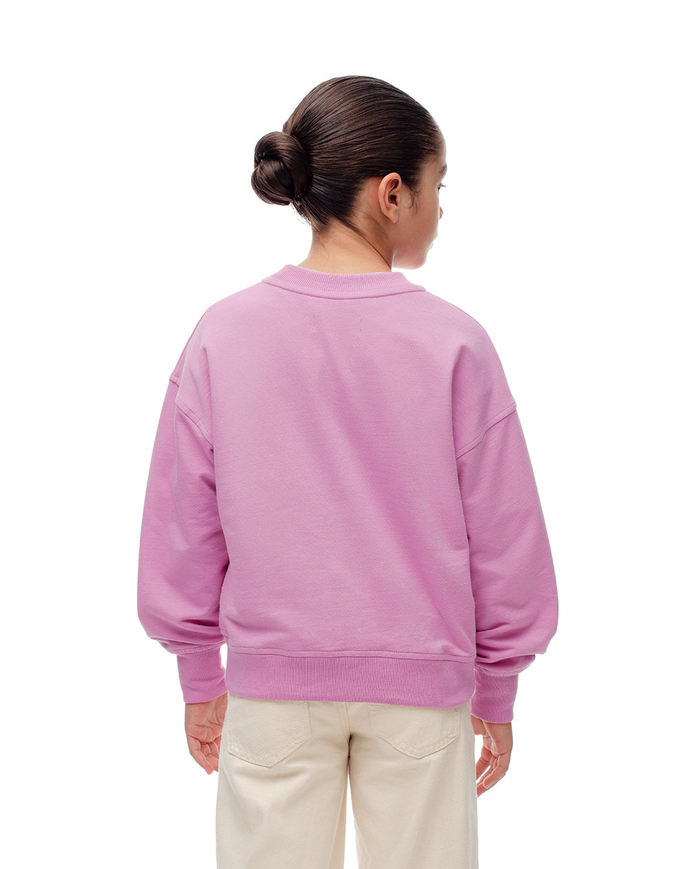 Buzo regular fit rosado