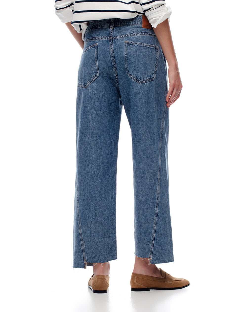 Jean regular fit tiro medio indigo