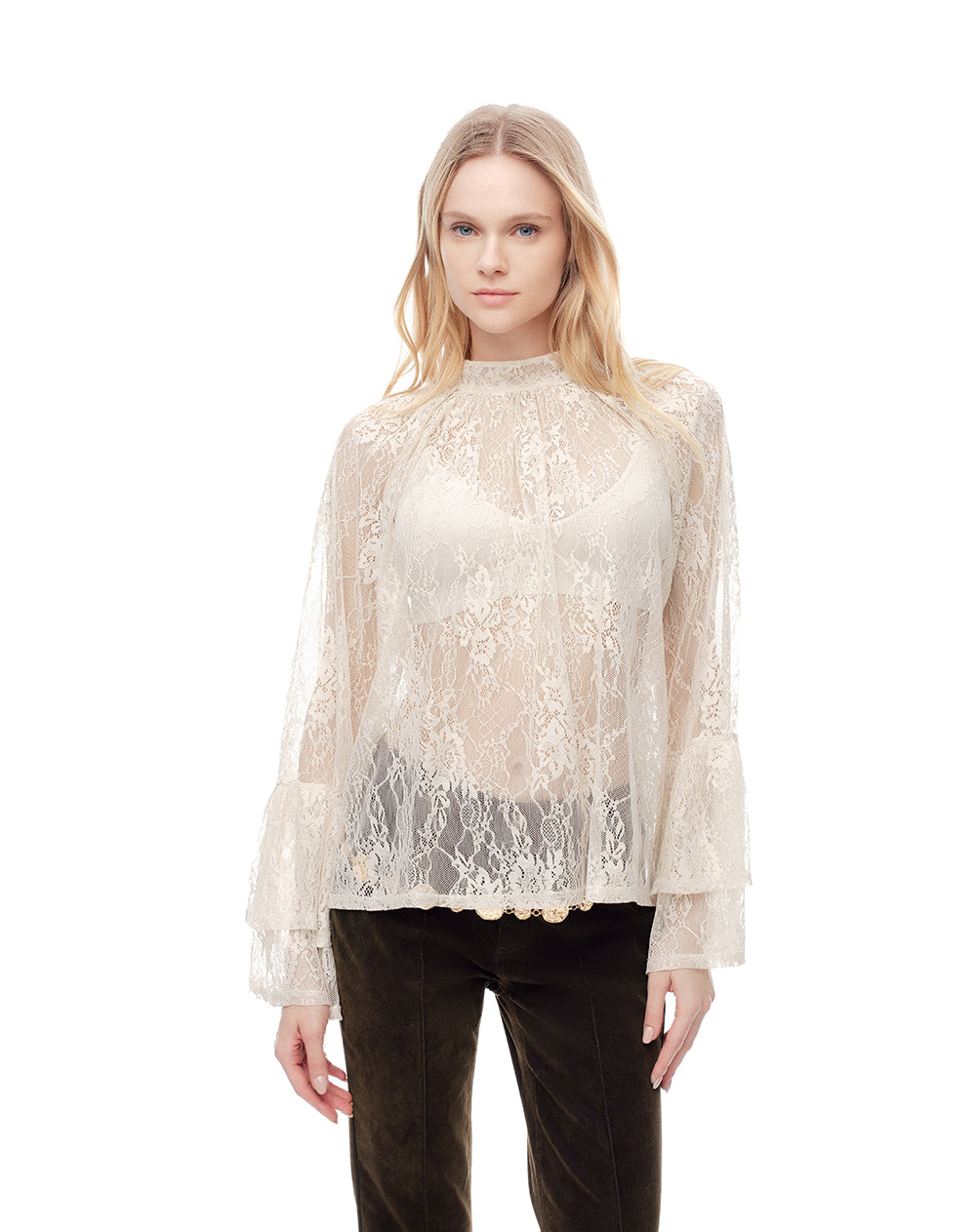 Camisa loose fit manga larga arena