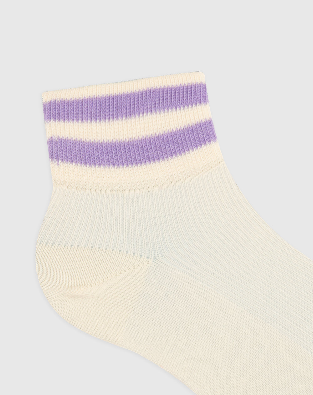 Medias para mujer tobilleras algodón crudo