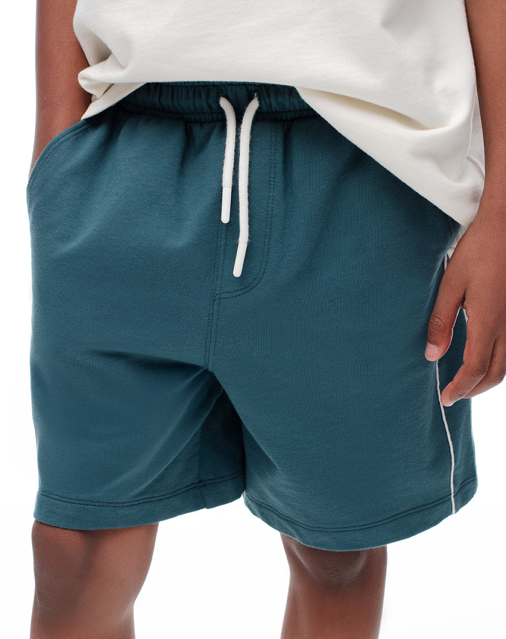 Conjunto polo + bermuda verde niño