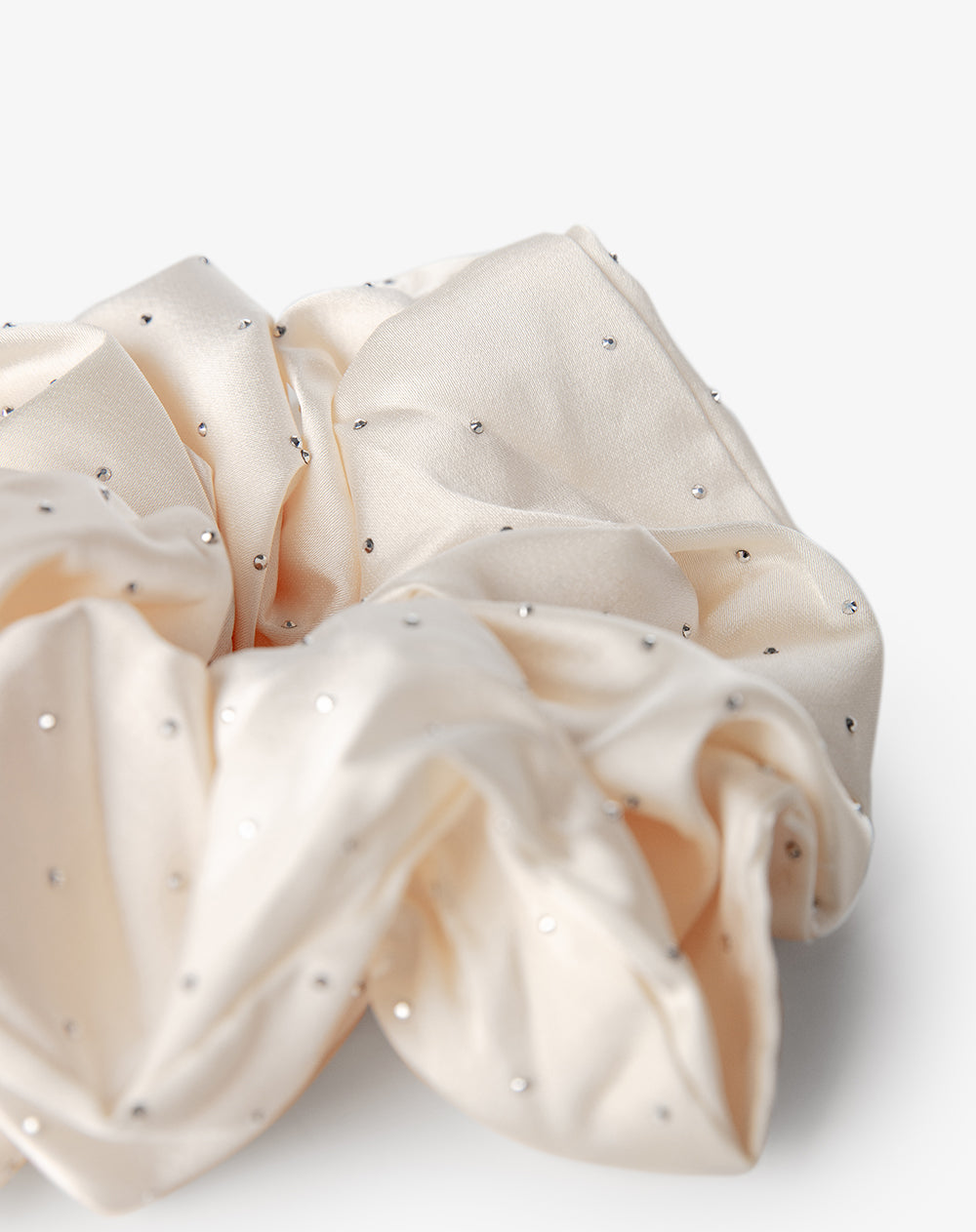 Scrunchie para el cabello beige