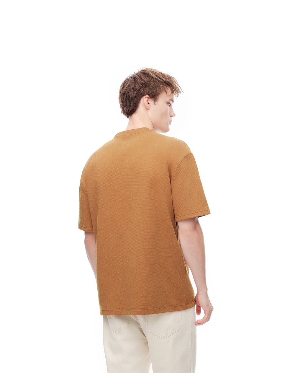 Camiseta regular caramelo hombre