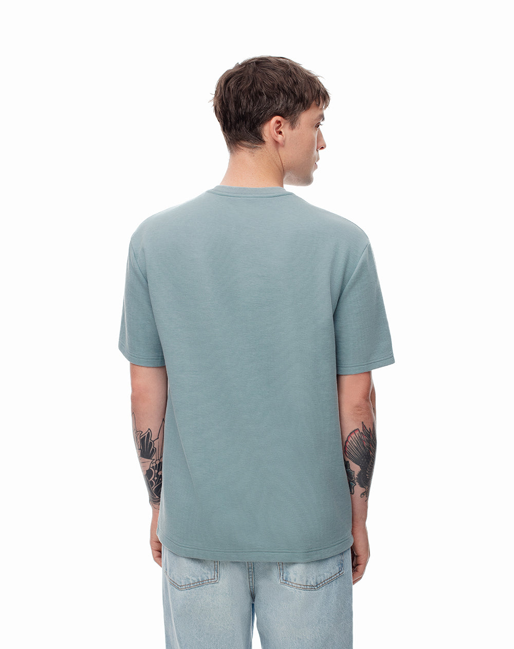 Camiseta regular verde hombre