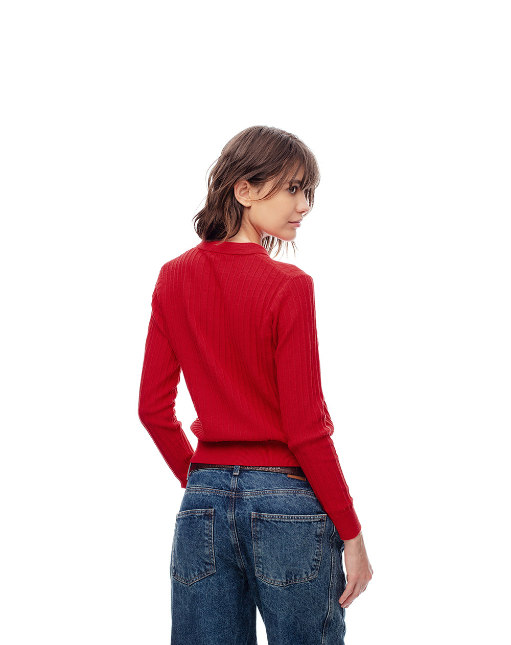 Polo regular fit roja