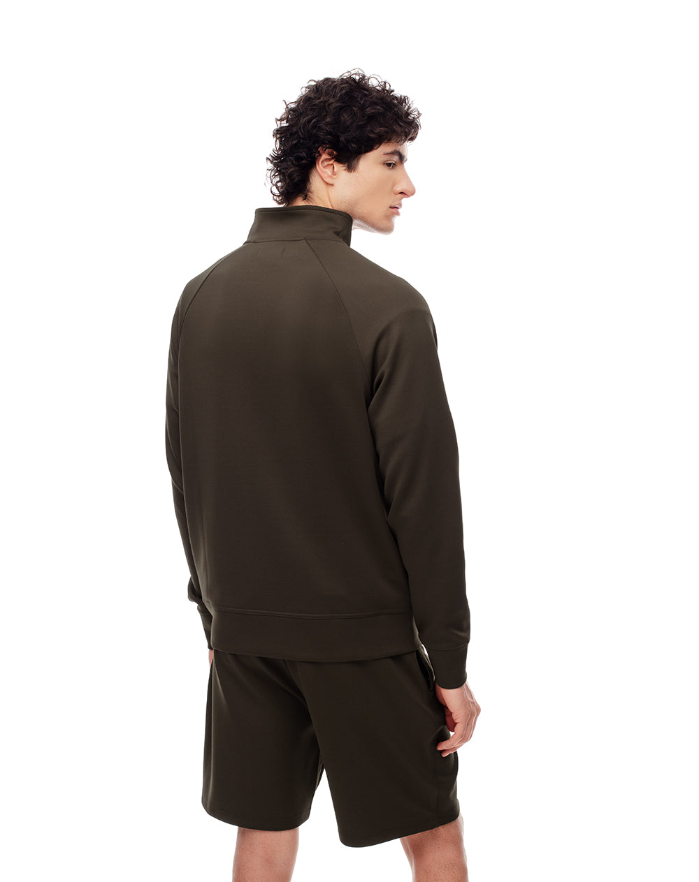 Buzo regular chocolate hombre