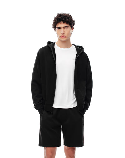 Bermuda regular negra hombre