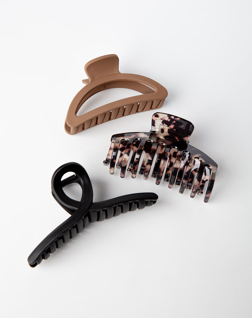 Set pinzas para el cabello x3unds surtidas