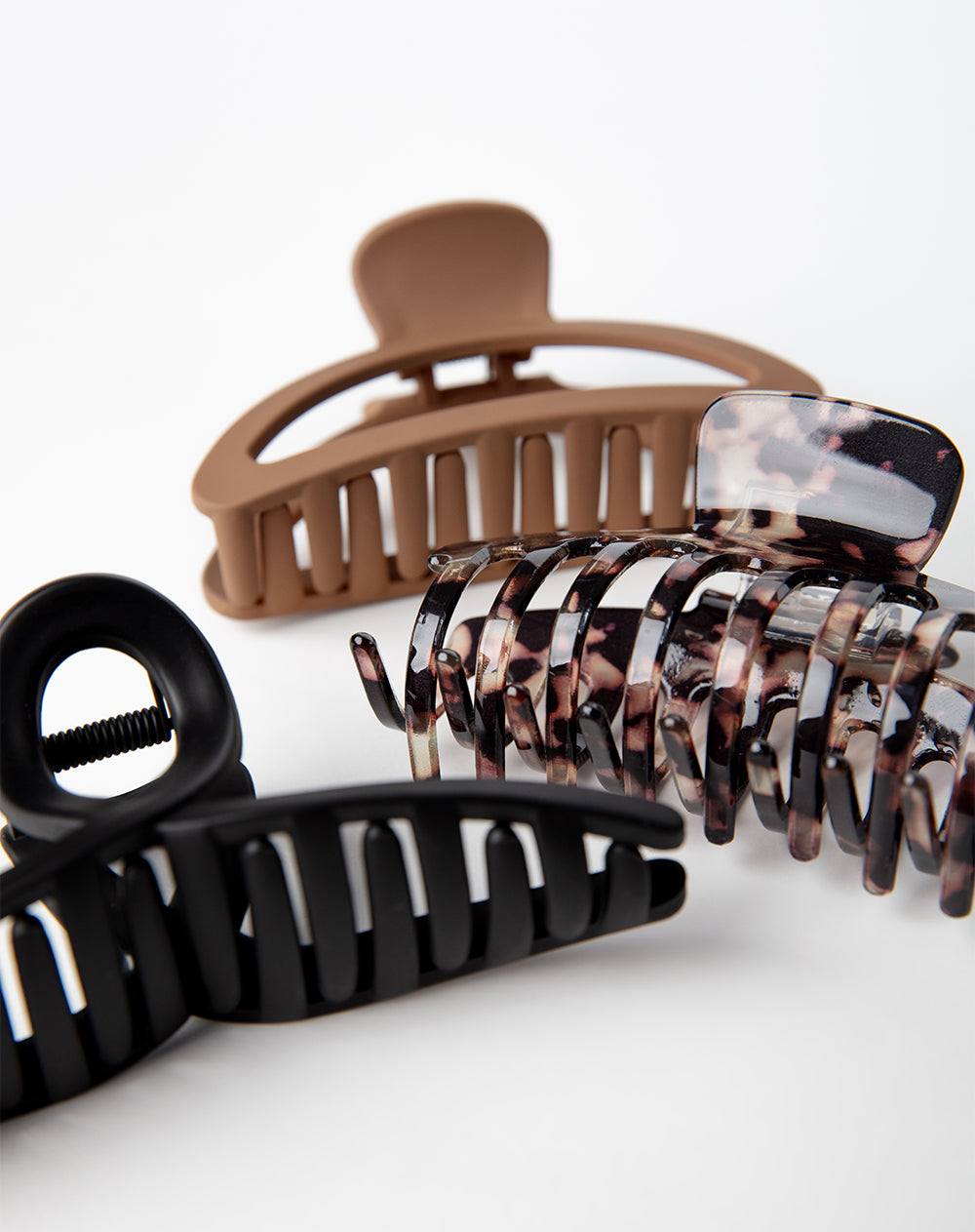 Set pinzas para el cabello x3unds surtidas
