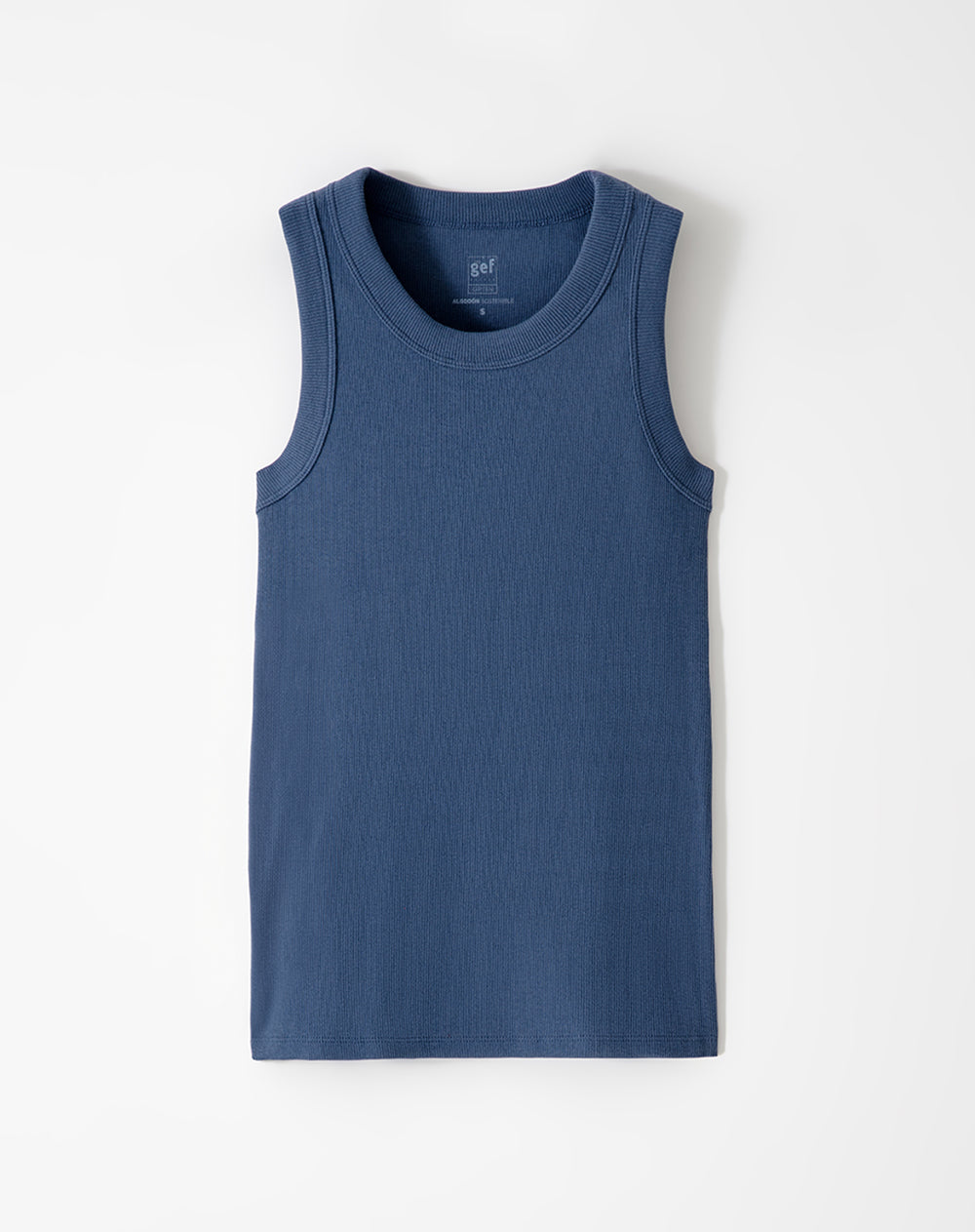 Camiseta esqueleto slim algodón azul mujer