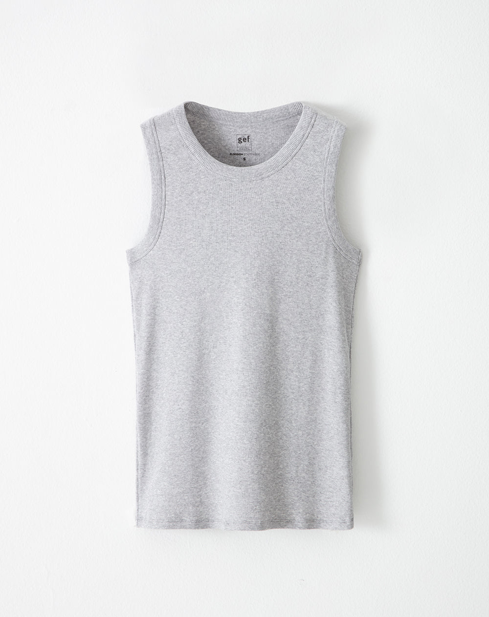 Camiseta Pauli slim fit gris jaspeada