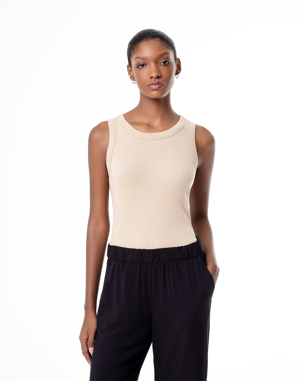 Camiseta Pauli slim fit kaki