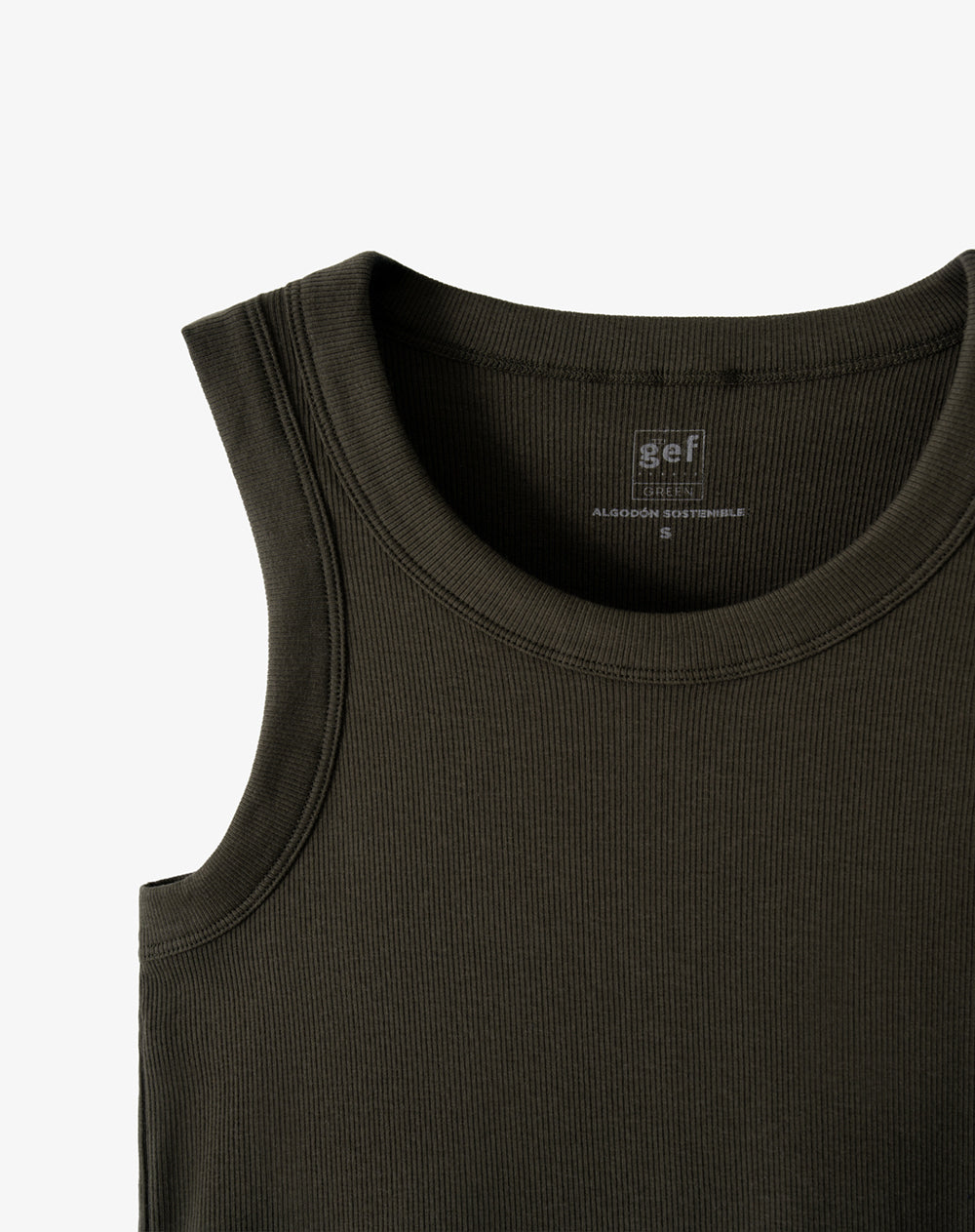 Camiseta slim fit verde