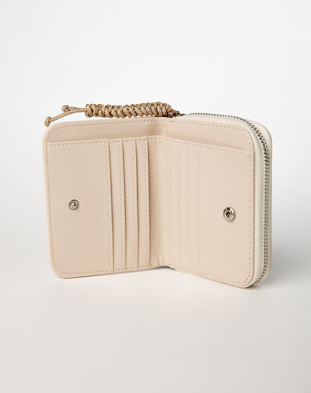 Billetera pequeña beige