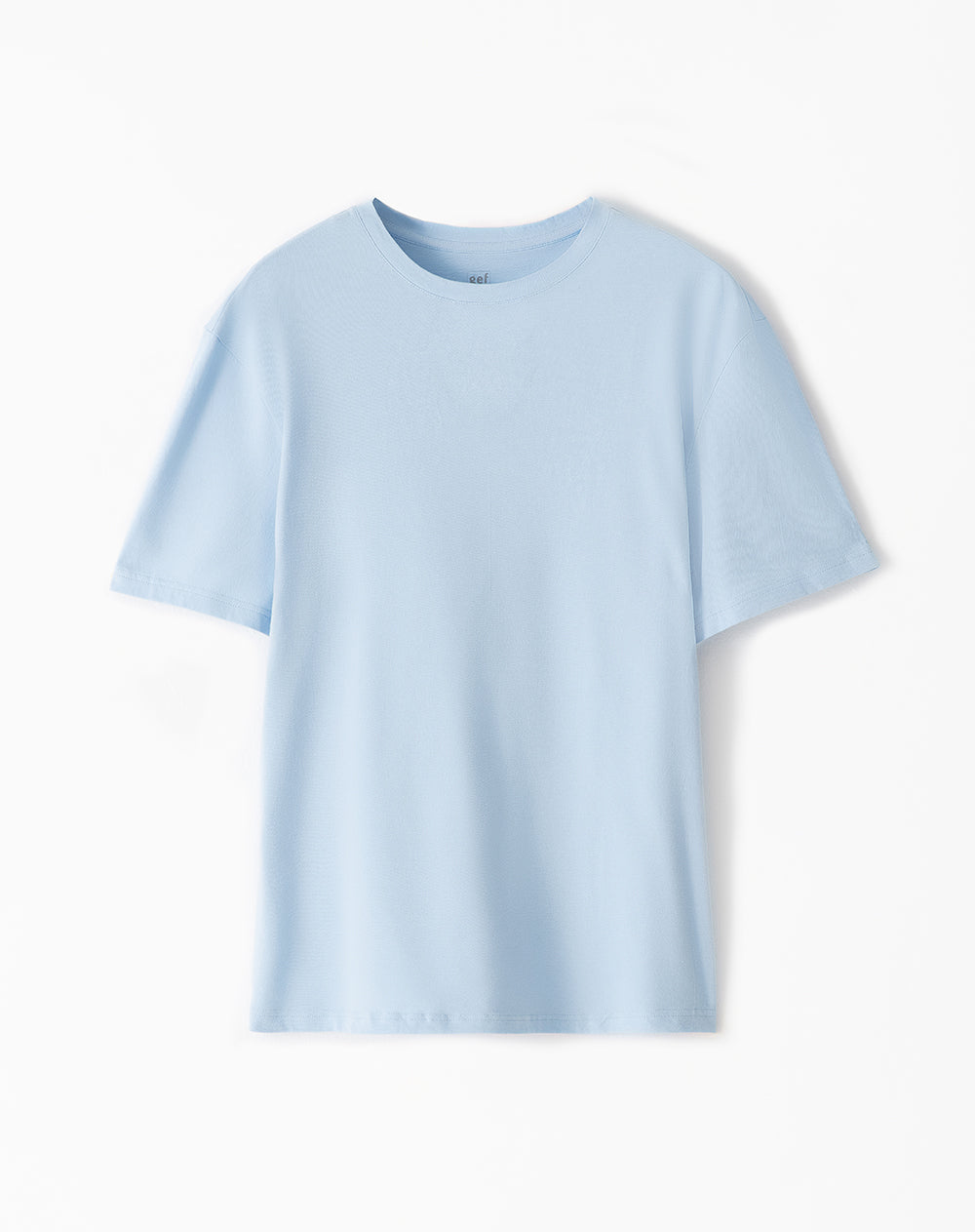 Camiseta relax algodón azul hombre