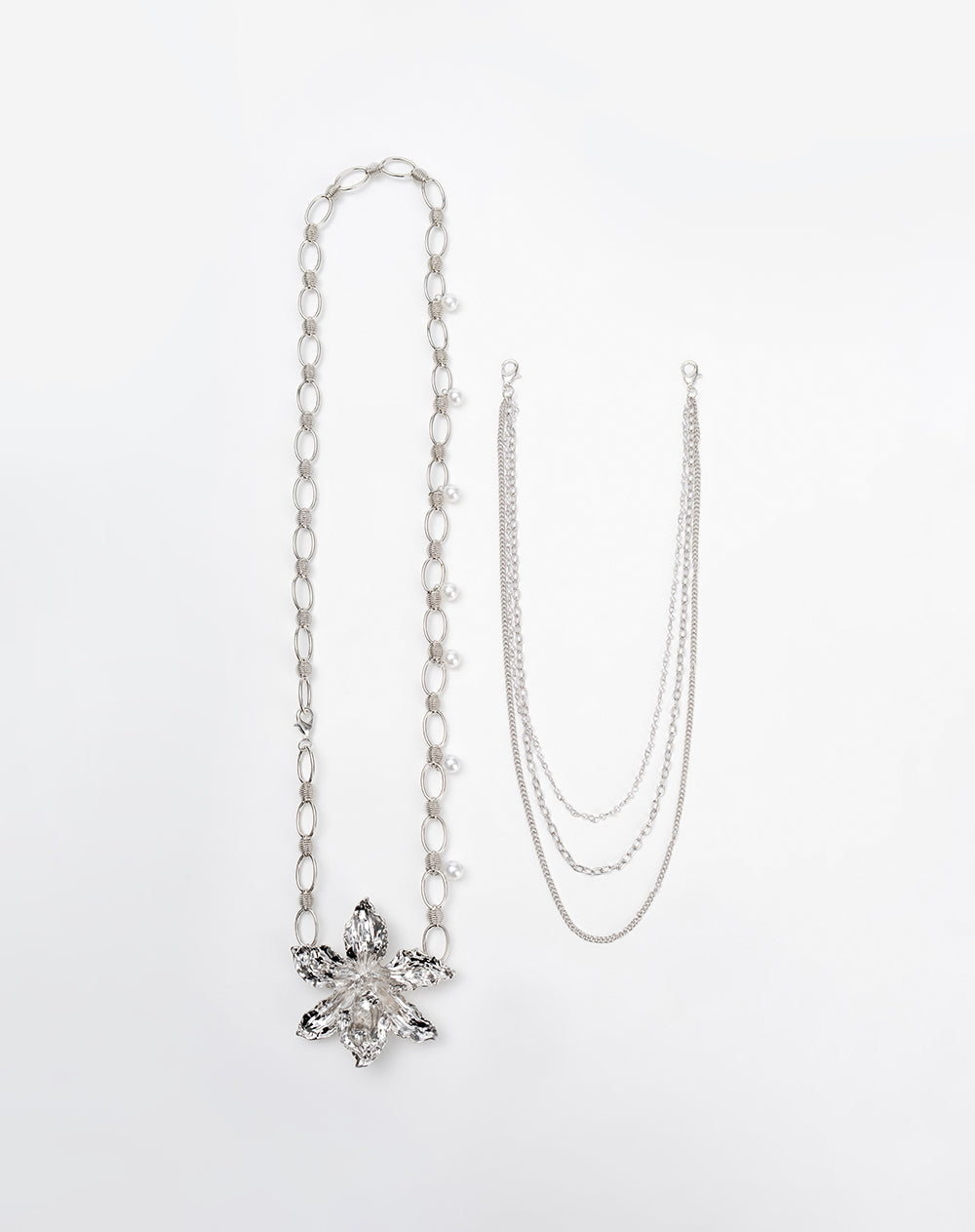 Correa plateado mujer