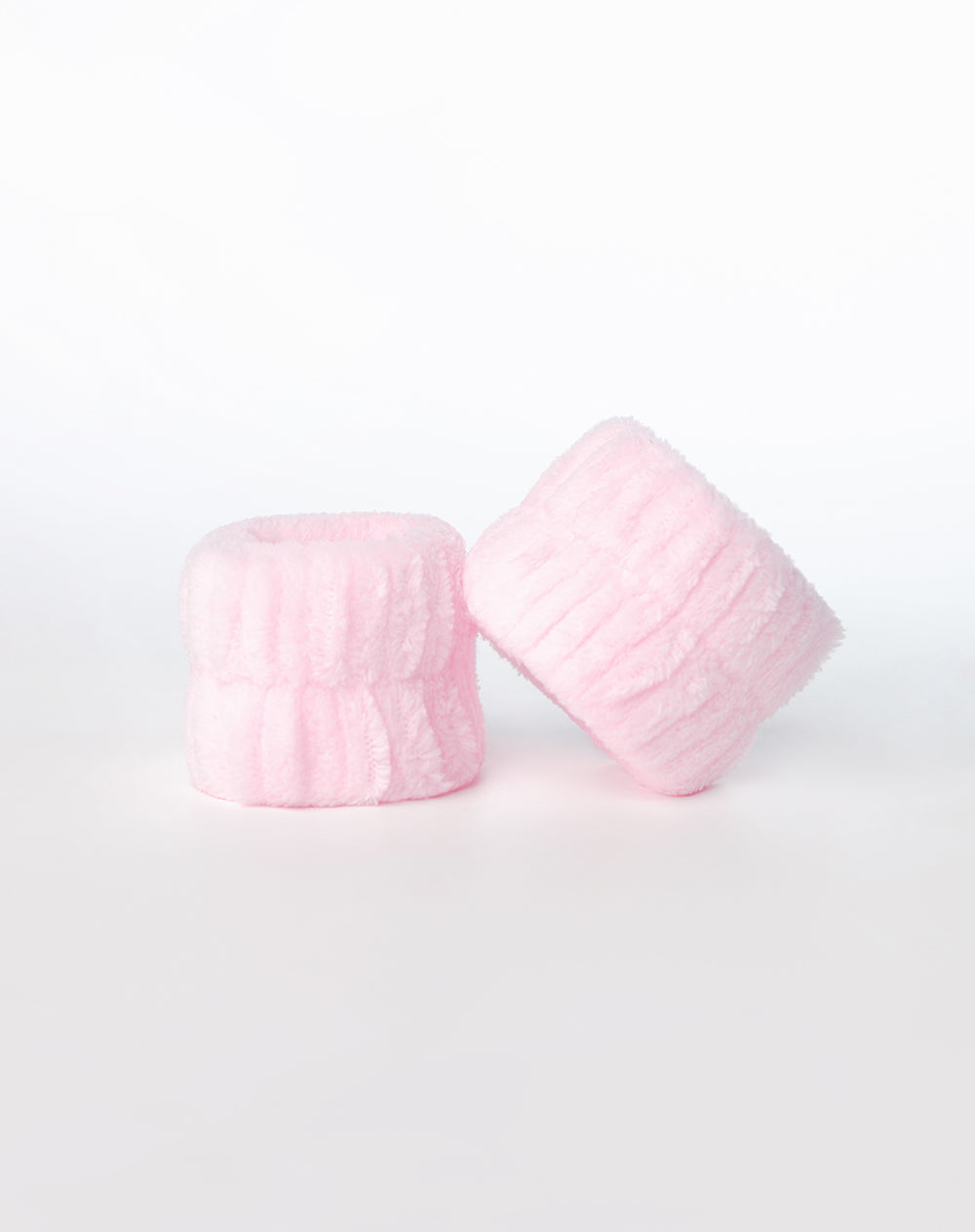 Muñequeras absorbentes felpa suave rosa