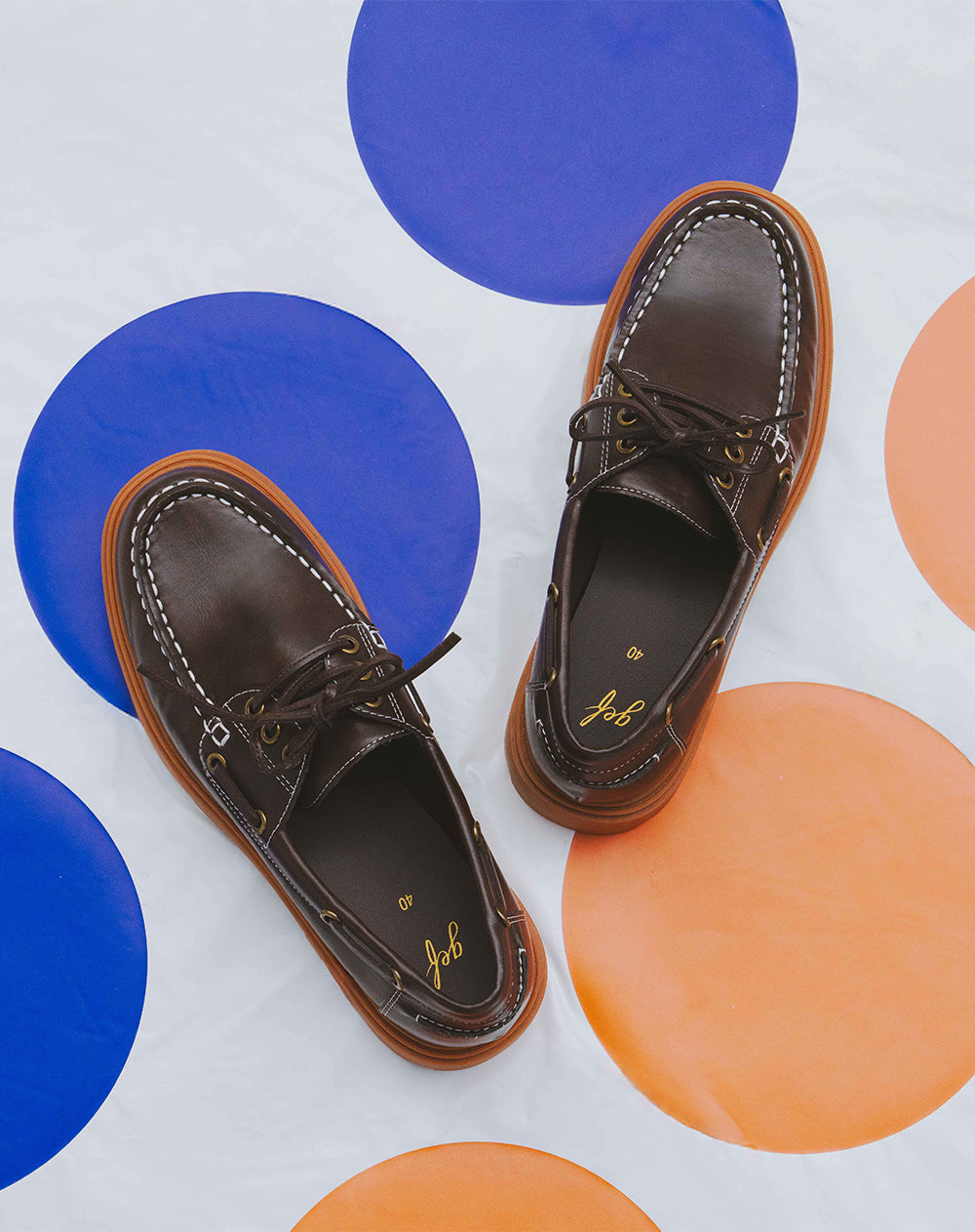 Mocasín chunky café mujer