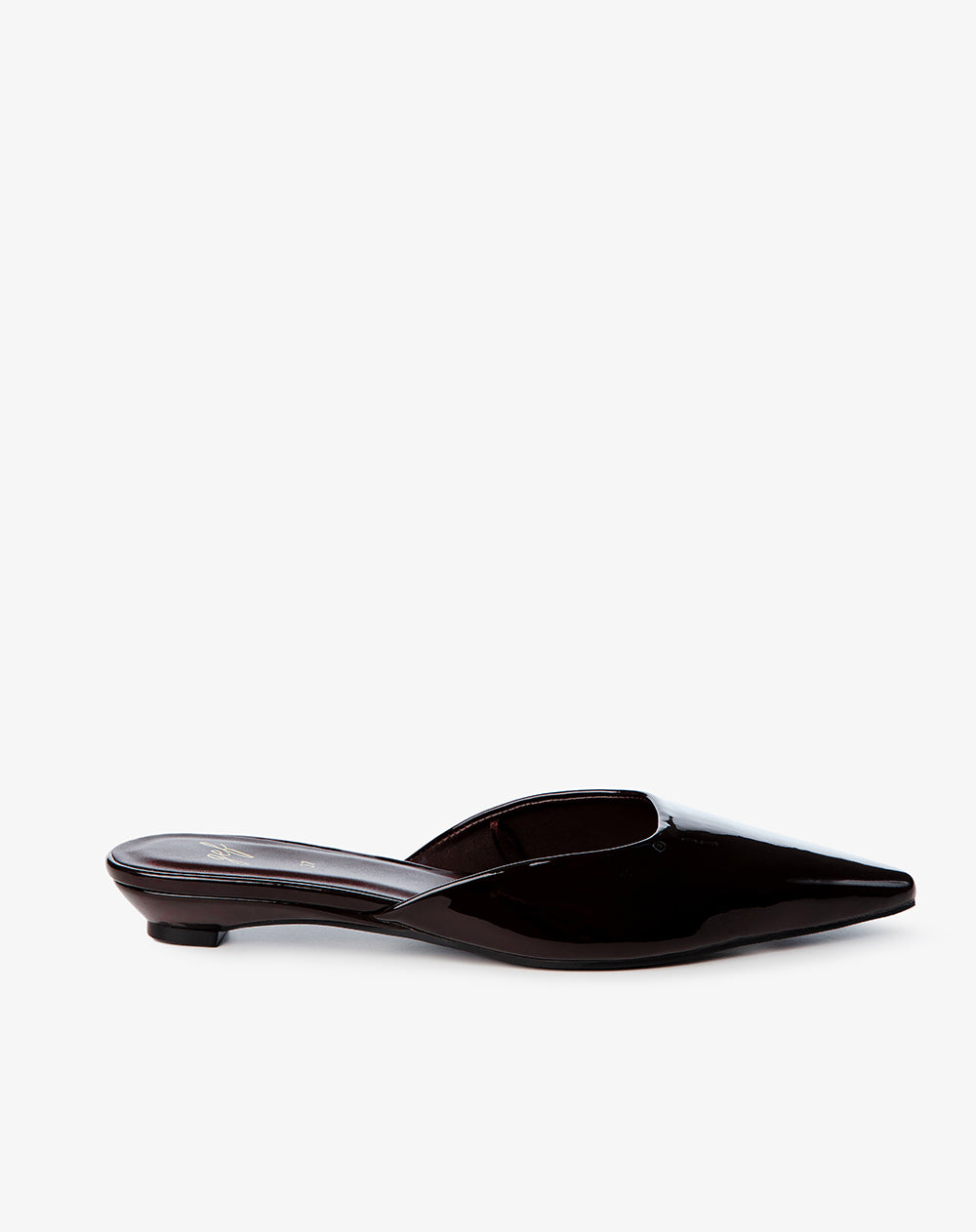 Zapatos tipo mule vino tinto mujer