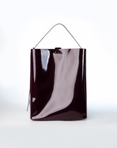 Bolso tipo tote vino tinto