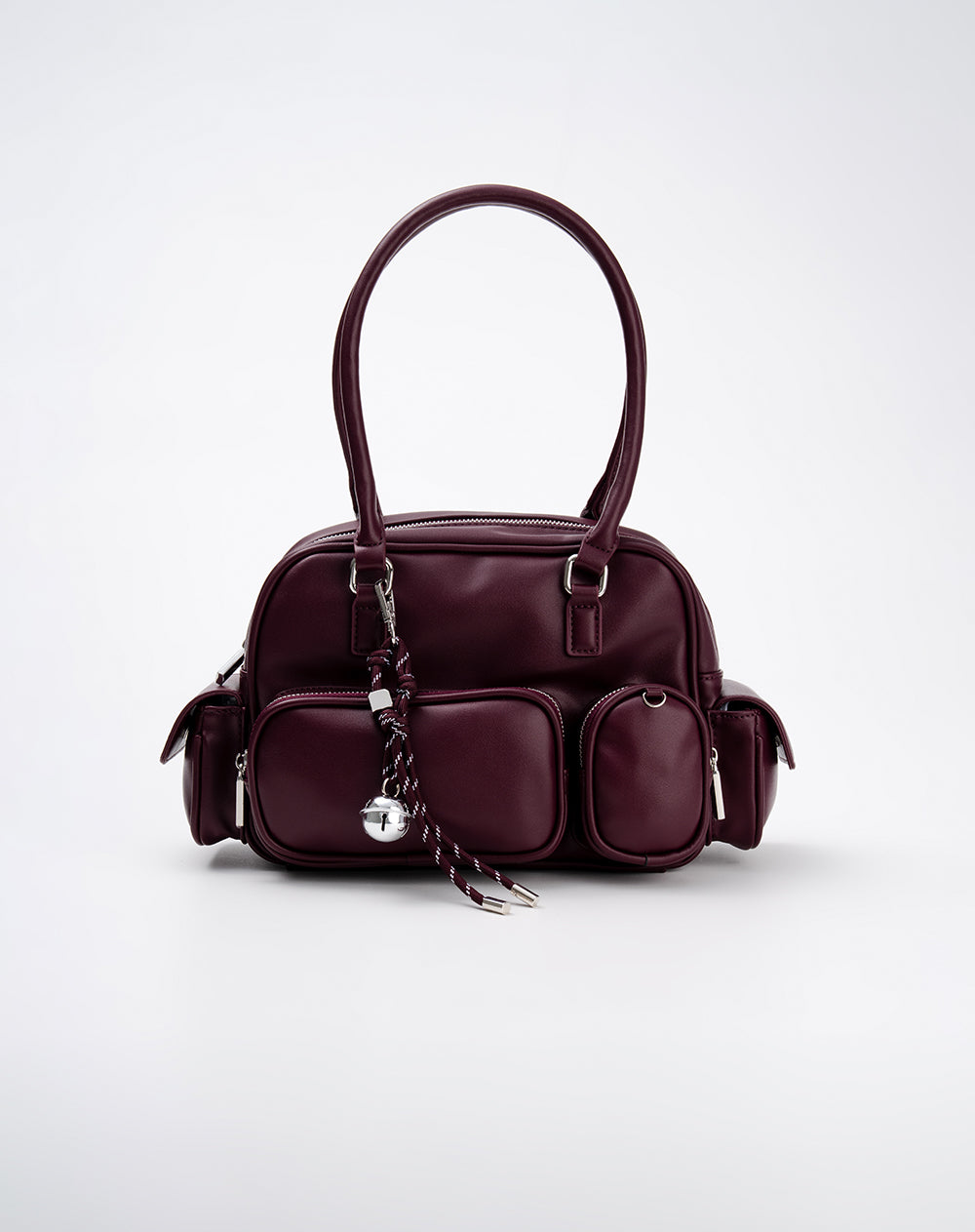 Bolso handbag vino tinto mujer