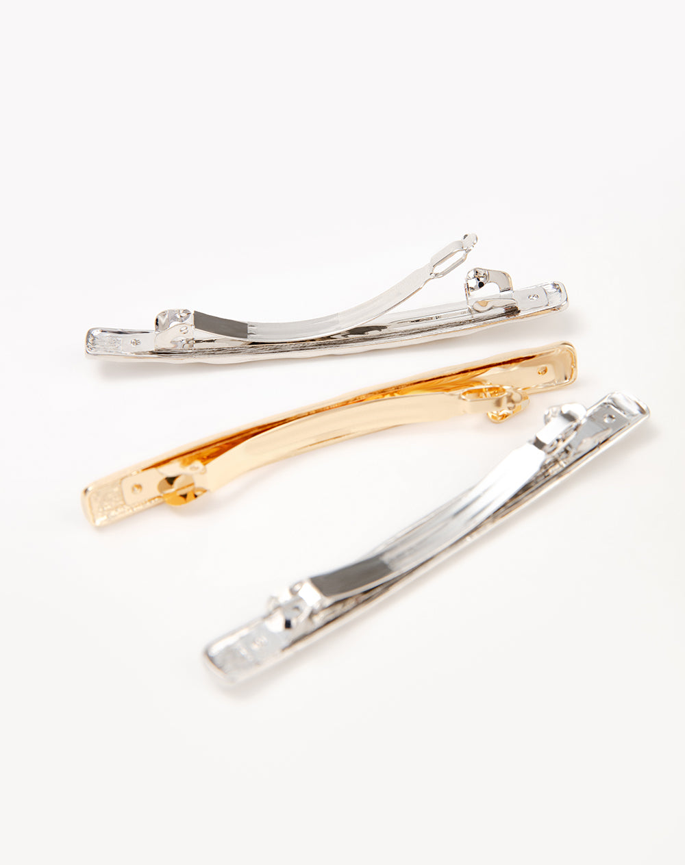 Pinzas para el cabello x3unds surtidas