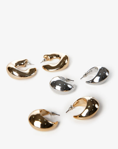 Aretes pack x3 surtido