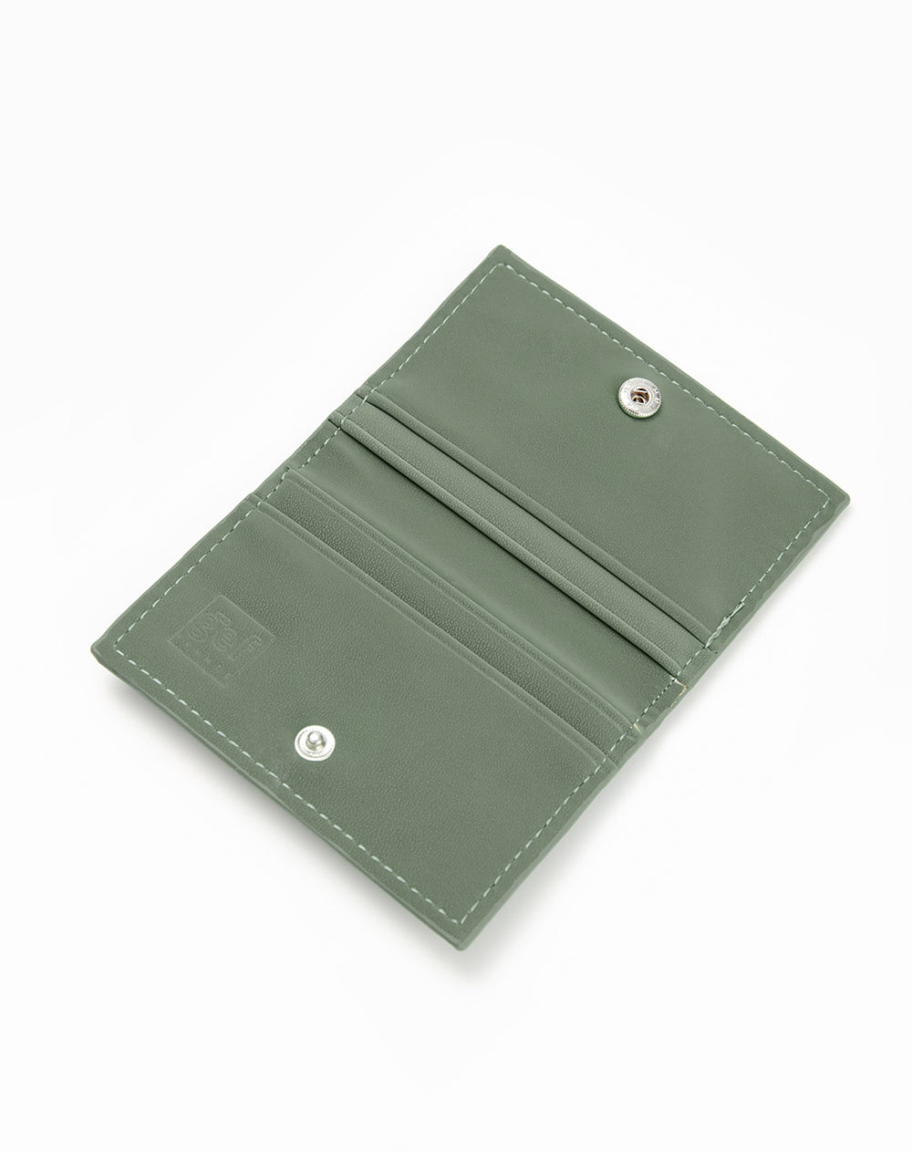 Porta tarjetas verde