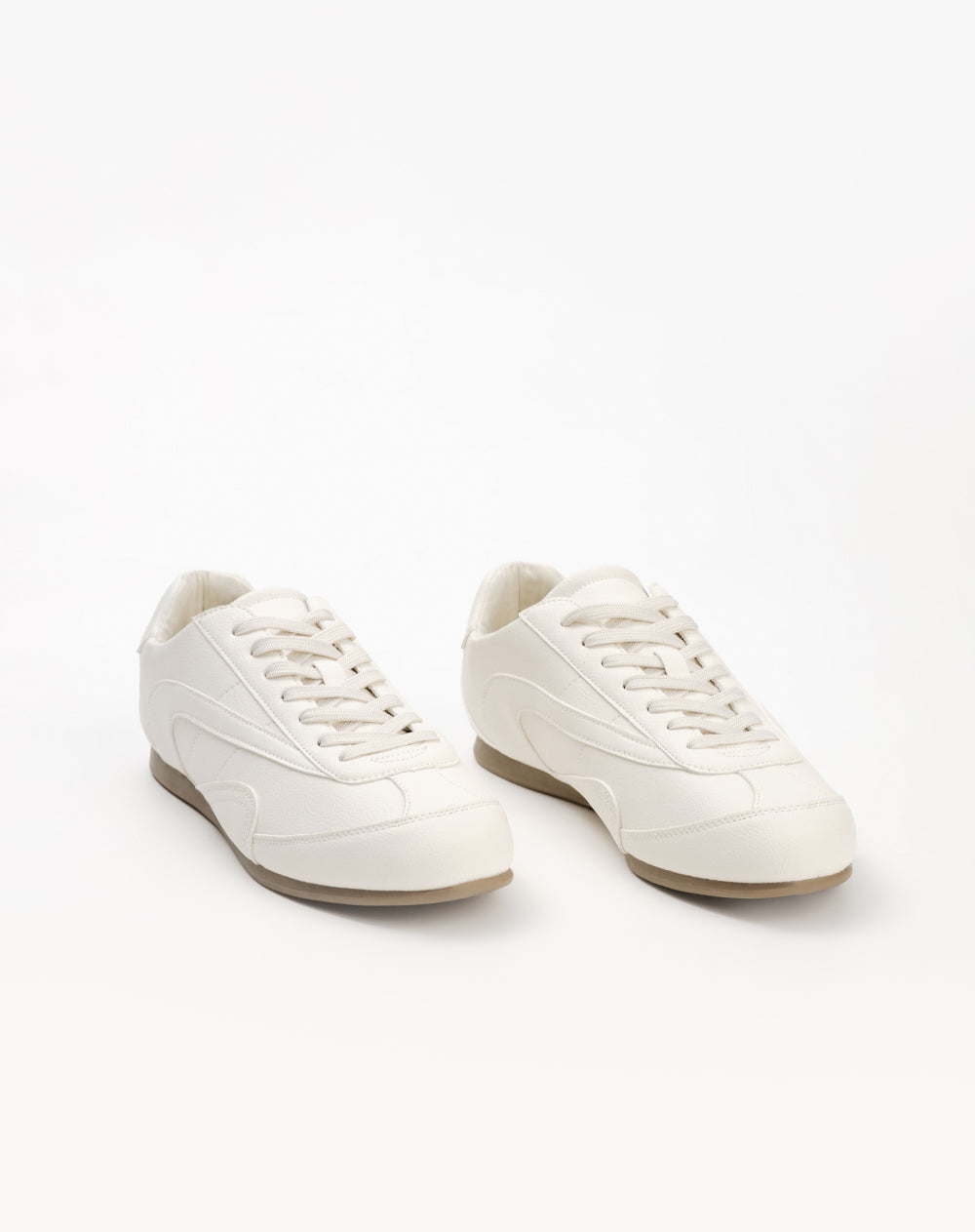Tenis retro blancos hombre