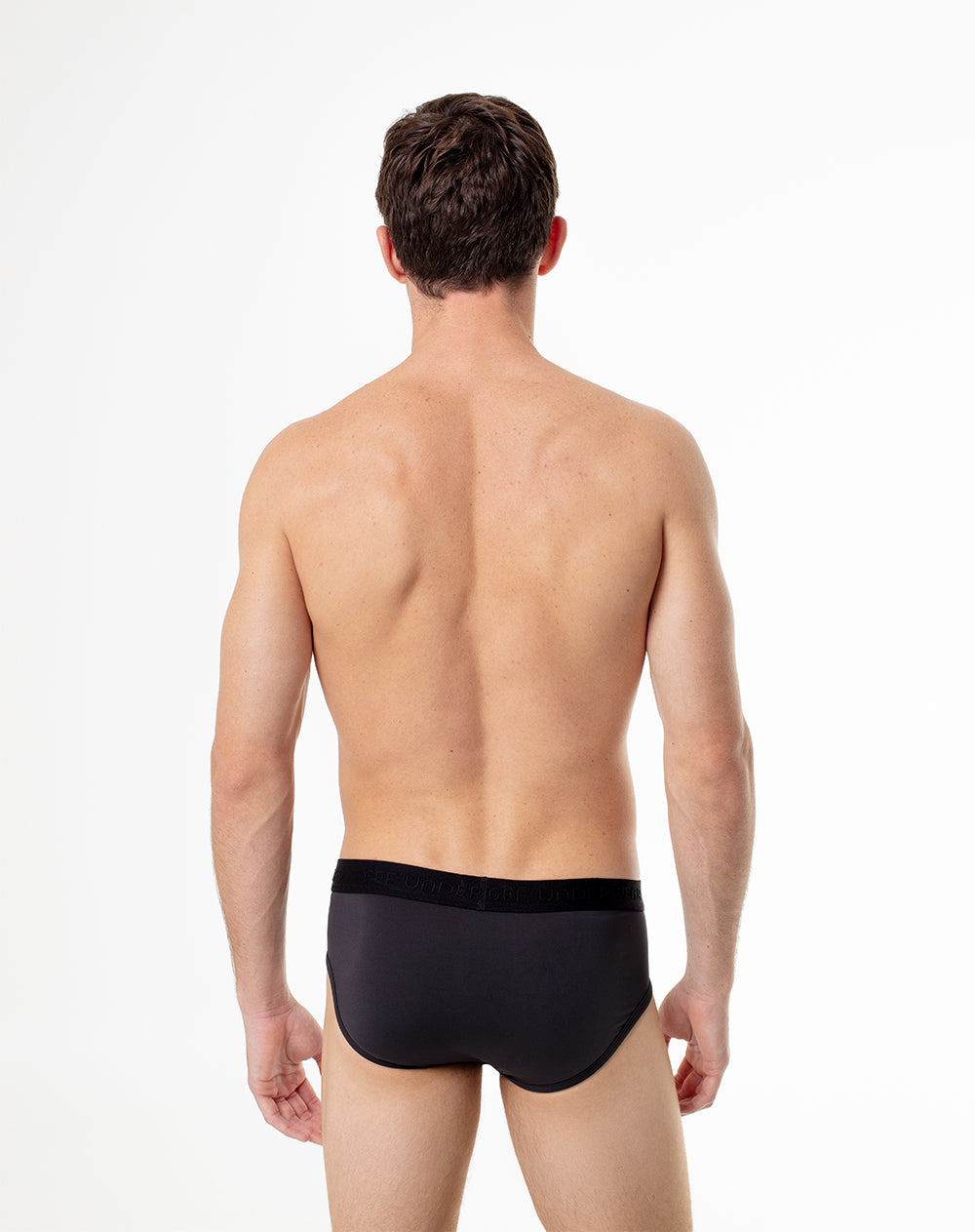 Bóxer brief jersey algodón x2unds negro