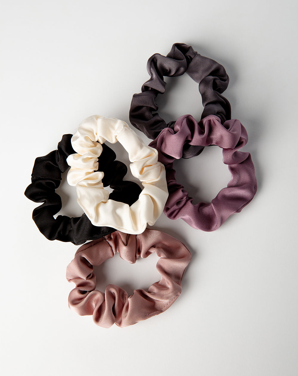 Scrunchies para el cabello x5unds surtido