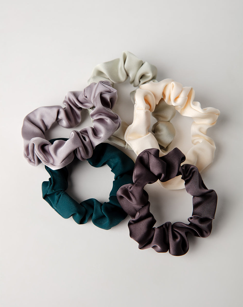 Scrunchies para el cabello x5unds surtido