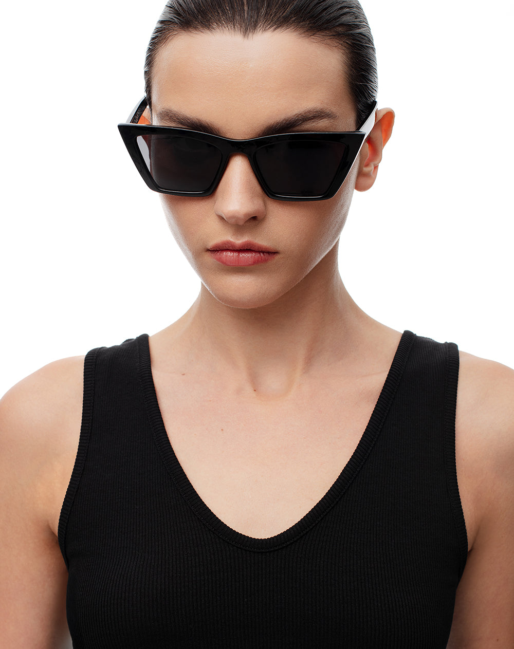 Gafas de sol cat eye negras mujer