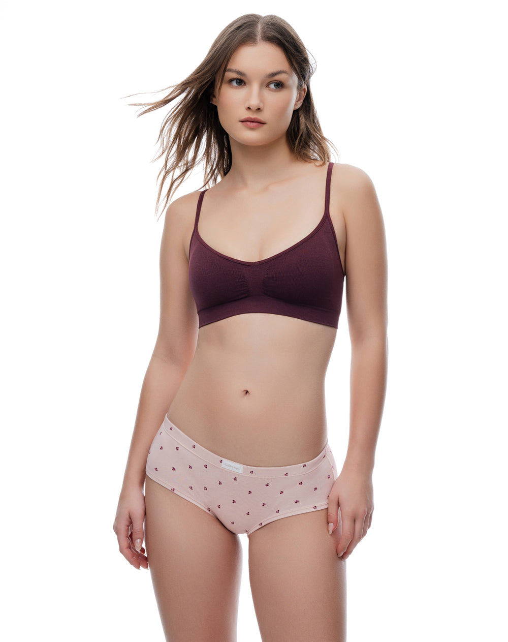 3 pantys boxer punto tiro medio surtido mujer