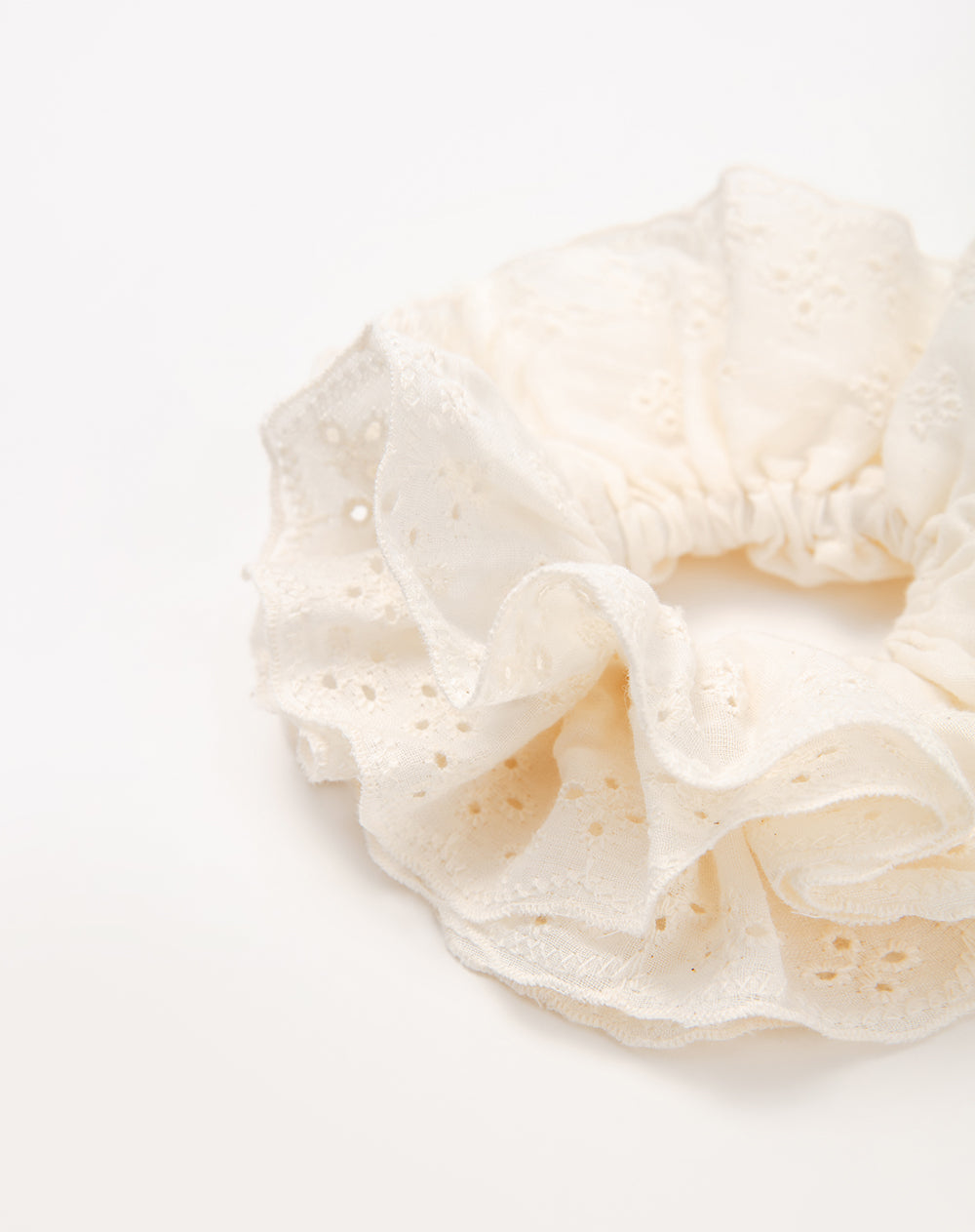 Scrunchie para el cabello crudo niña